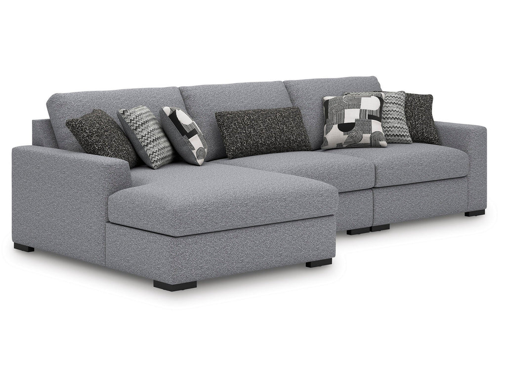 Bealton Salt and Pepper 3-Piece Sectional with Chaise