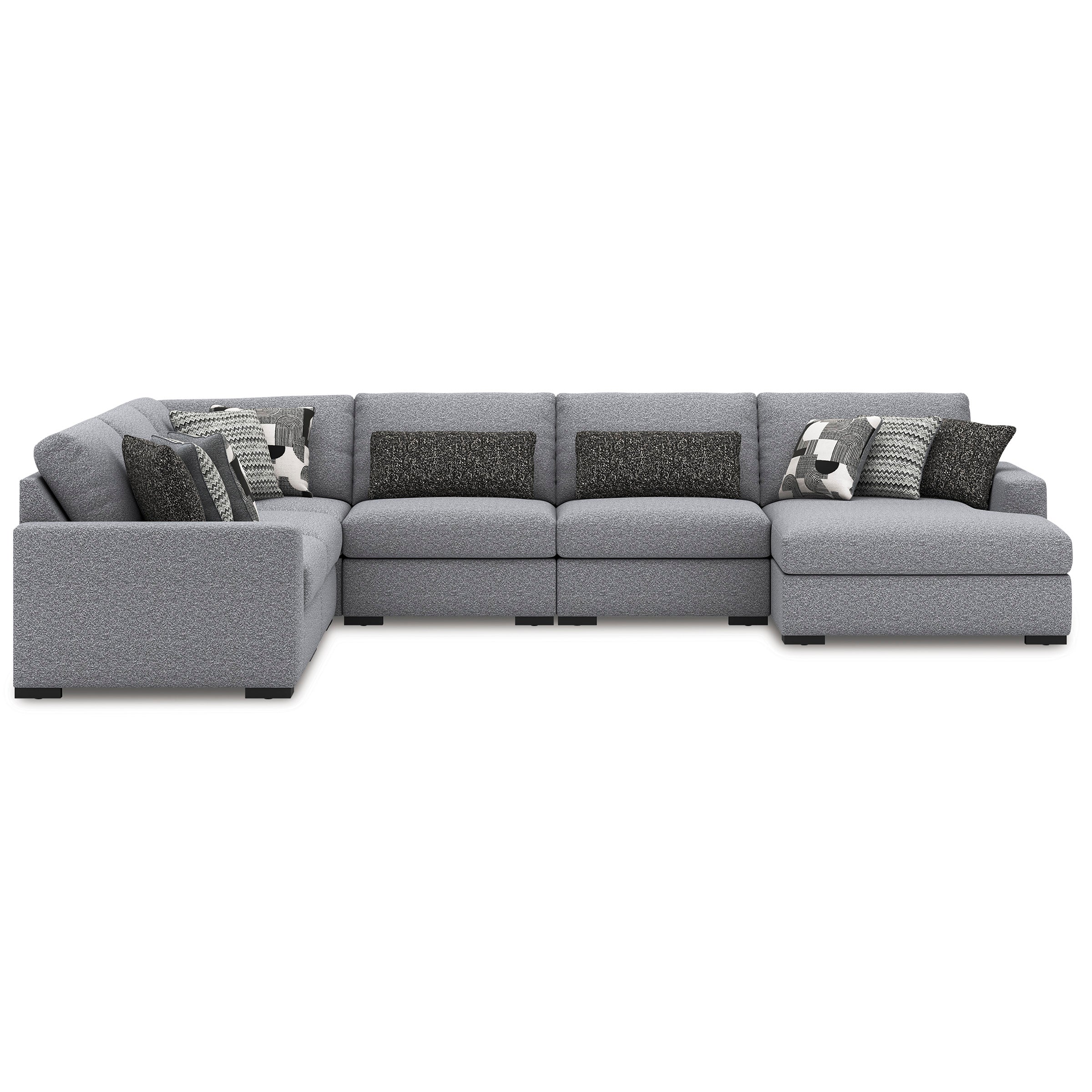 Bealton Salt and Pepper 6-Piece Sectional with Chaise