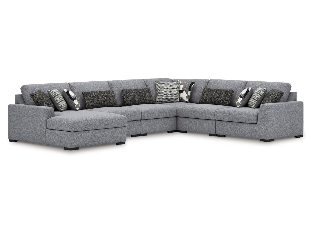 Bealton Salt and Pepper 6-Piece Sectional with Chaise
