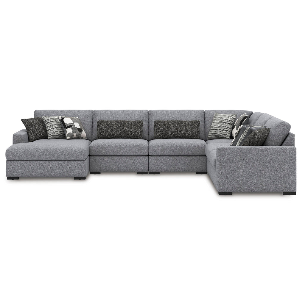 Bealton Salt and Pepper 6-Piece Sectional with Chaise