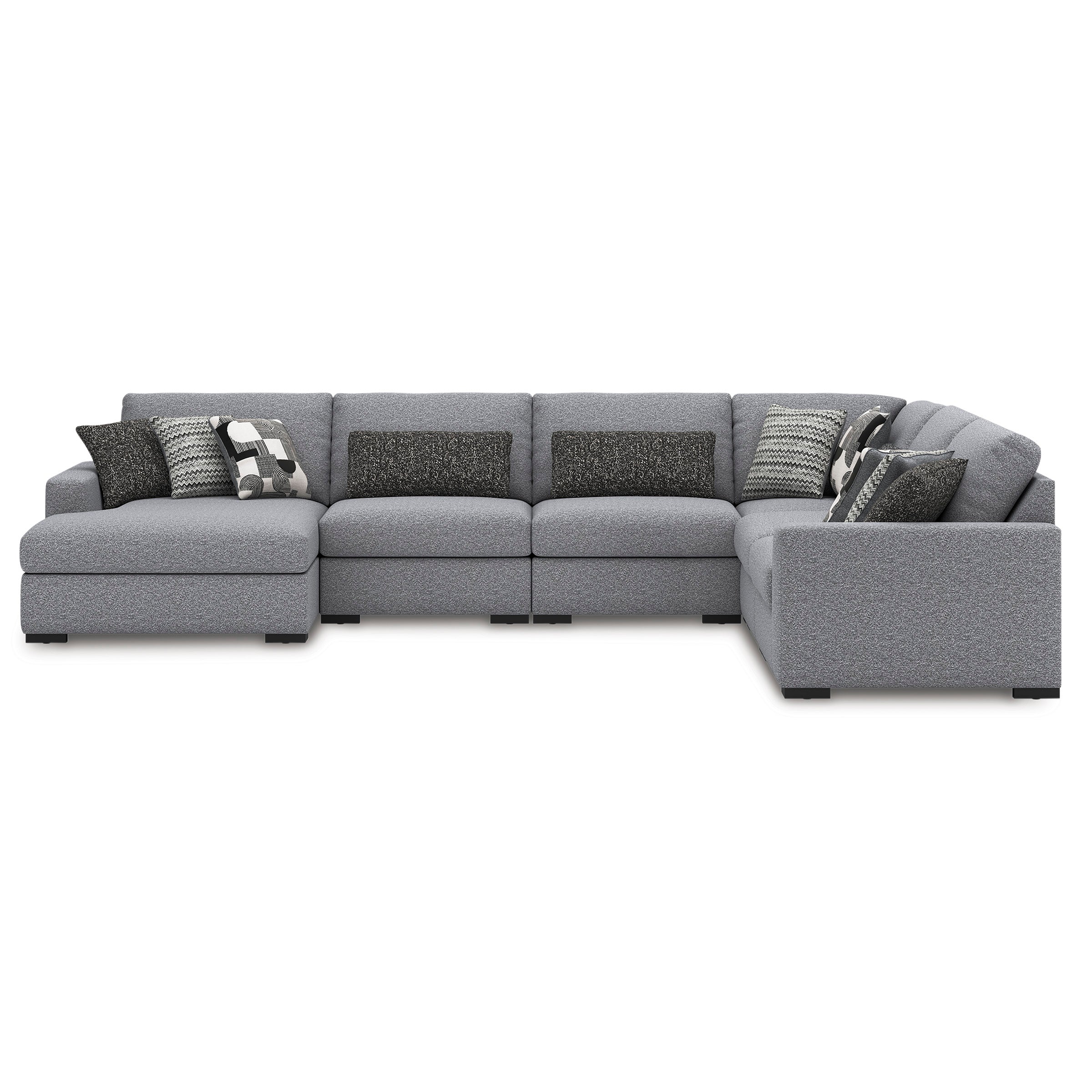 Bealton Salt and Pepper 6-Piece Sectional with Chaise