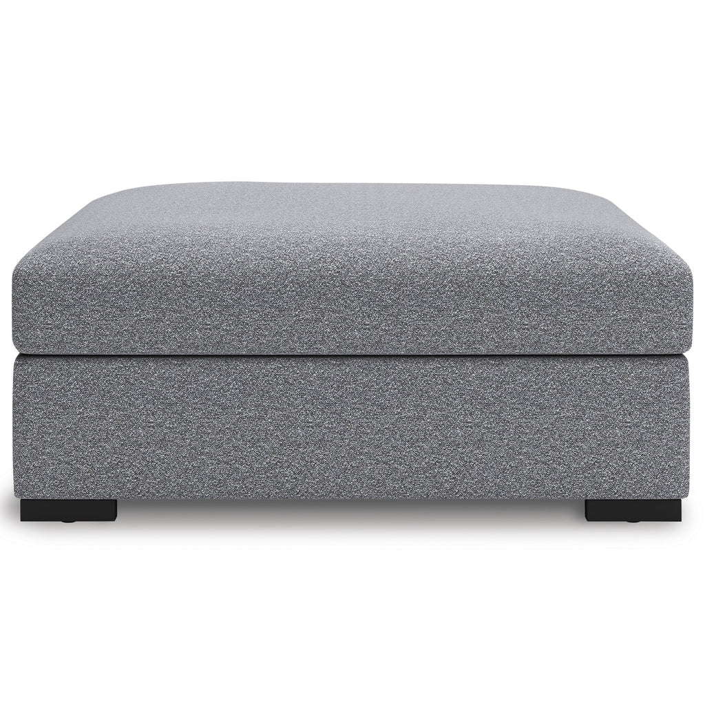 Bealton Salt and Pepper Oversized Accent Ottoman