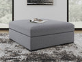 Bealton Salt and Pepper Oversized Accent Ottoman