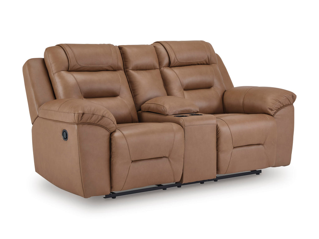 Beaman Peak Toffee Reclining Living Room Set