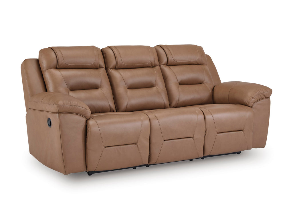 Beaman Peak Toffee Reclining Living Room Set