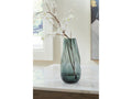 Beamund Teal Blue Vase (13.25"H) (Set of 2)