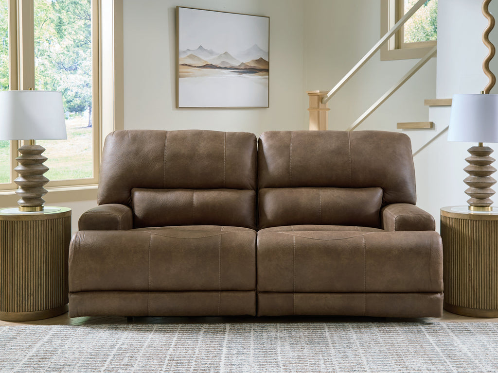Beckley Place Earth 2 Seat PWR REC Sofa ADJ HDREST