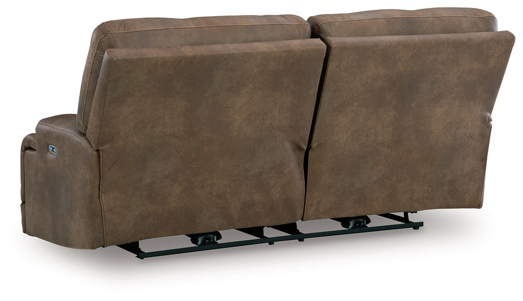 Beckley Place Earth 2 Seat PWR REC Sofa ADJ HDREST