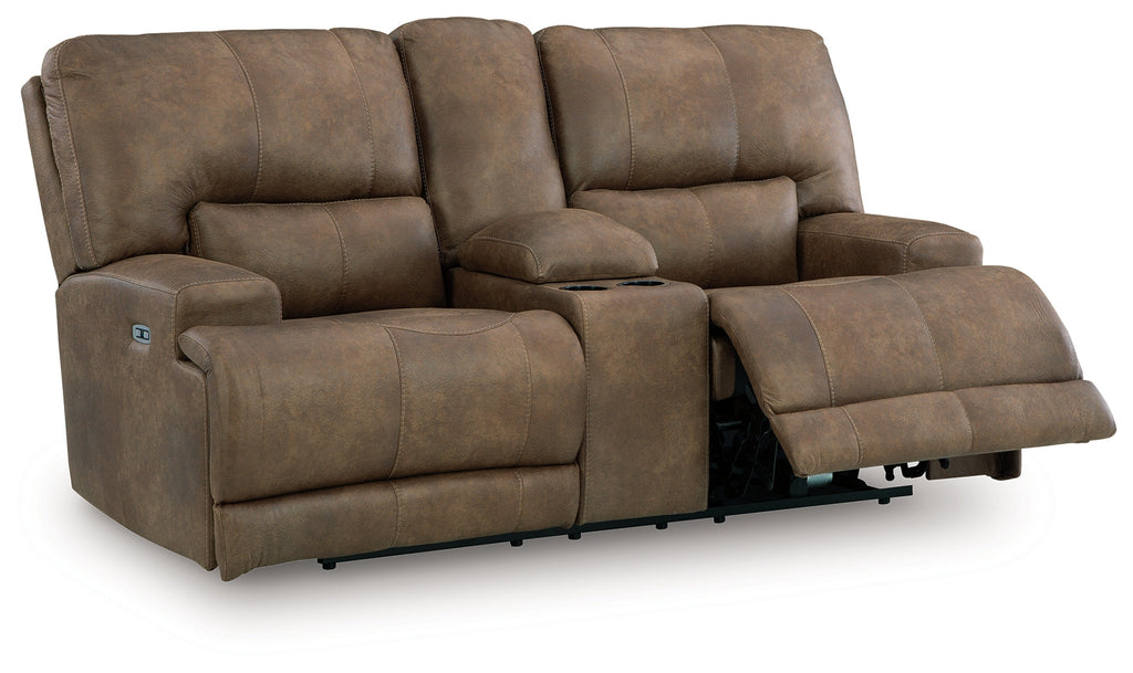 Beckley Place Earth PWR REC Loveseat/CON/ADJ HDRST