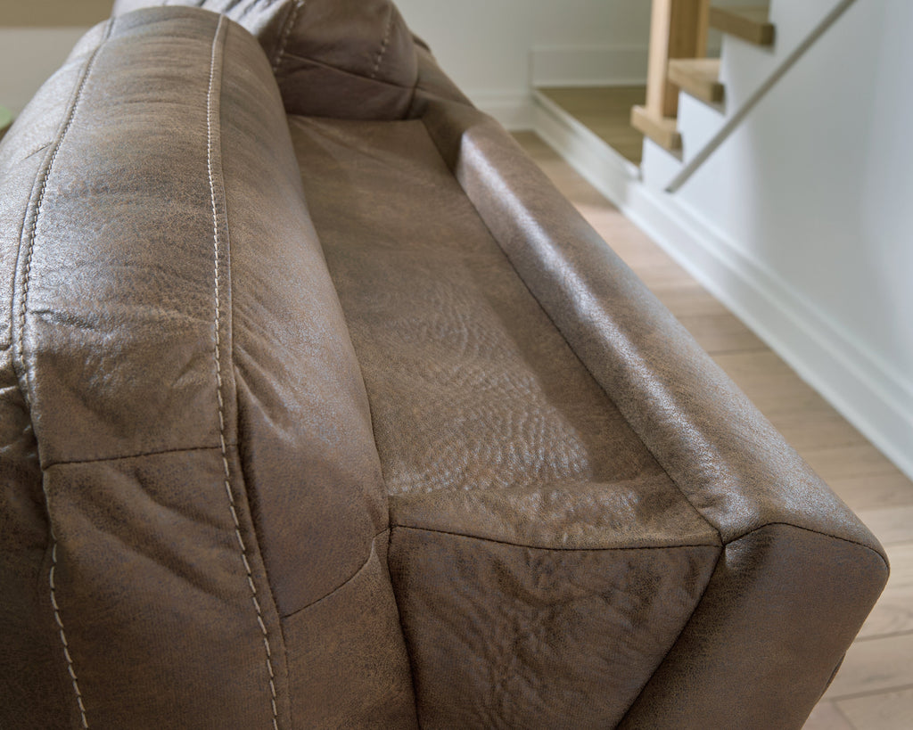 Beckley Place Earth PWR REC Loveseat/CON/ADJ HDRST