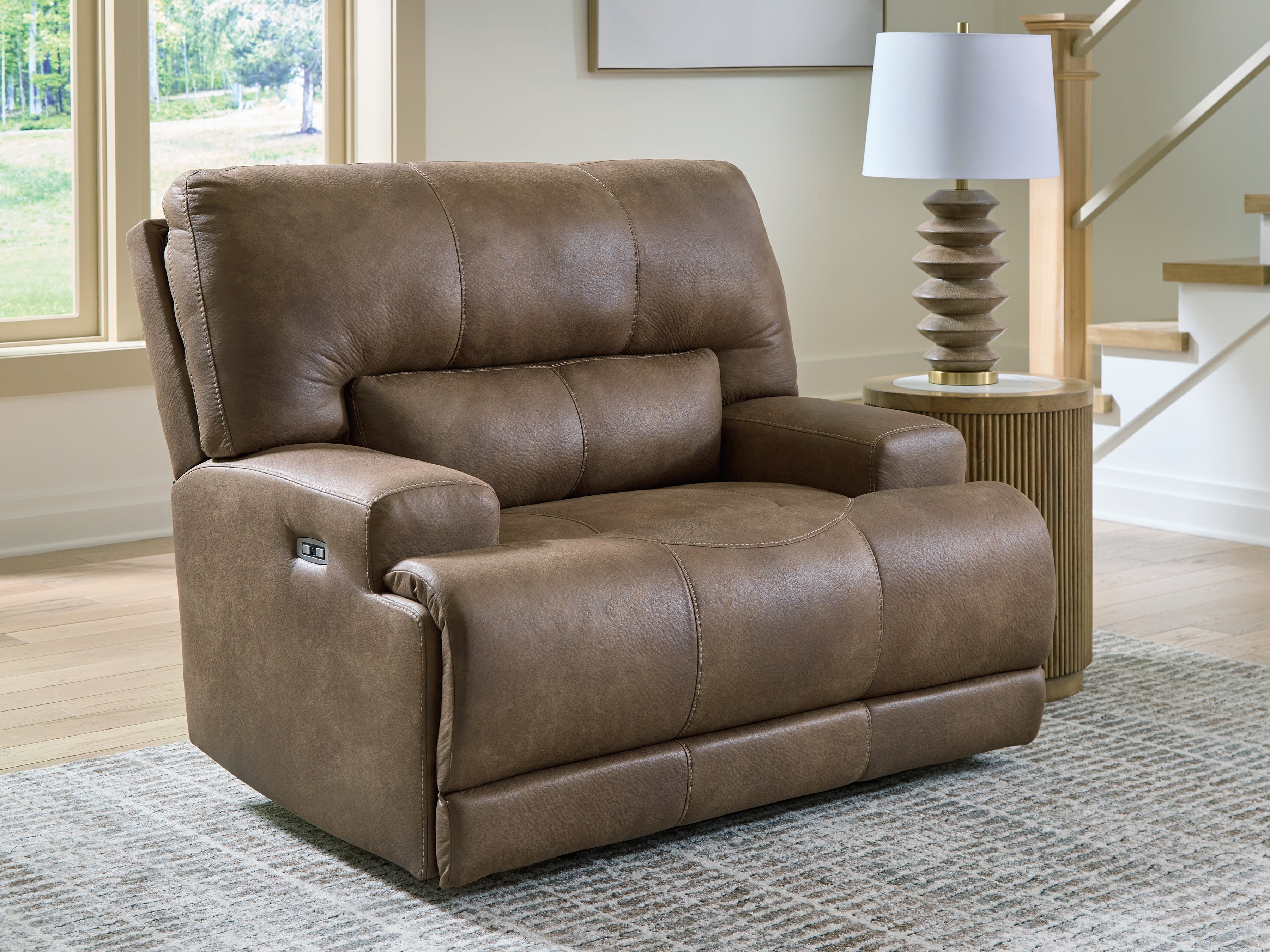 Beckley Place Earth PWR Recliner/ADJ Headrest