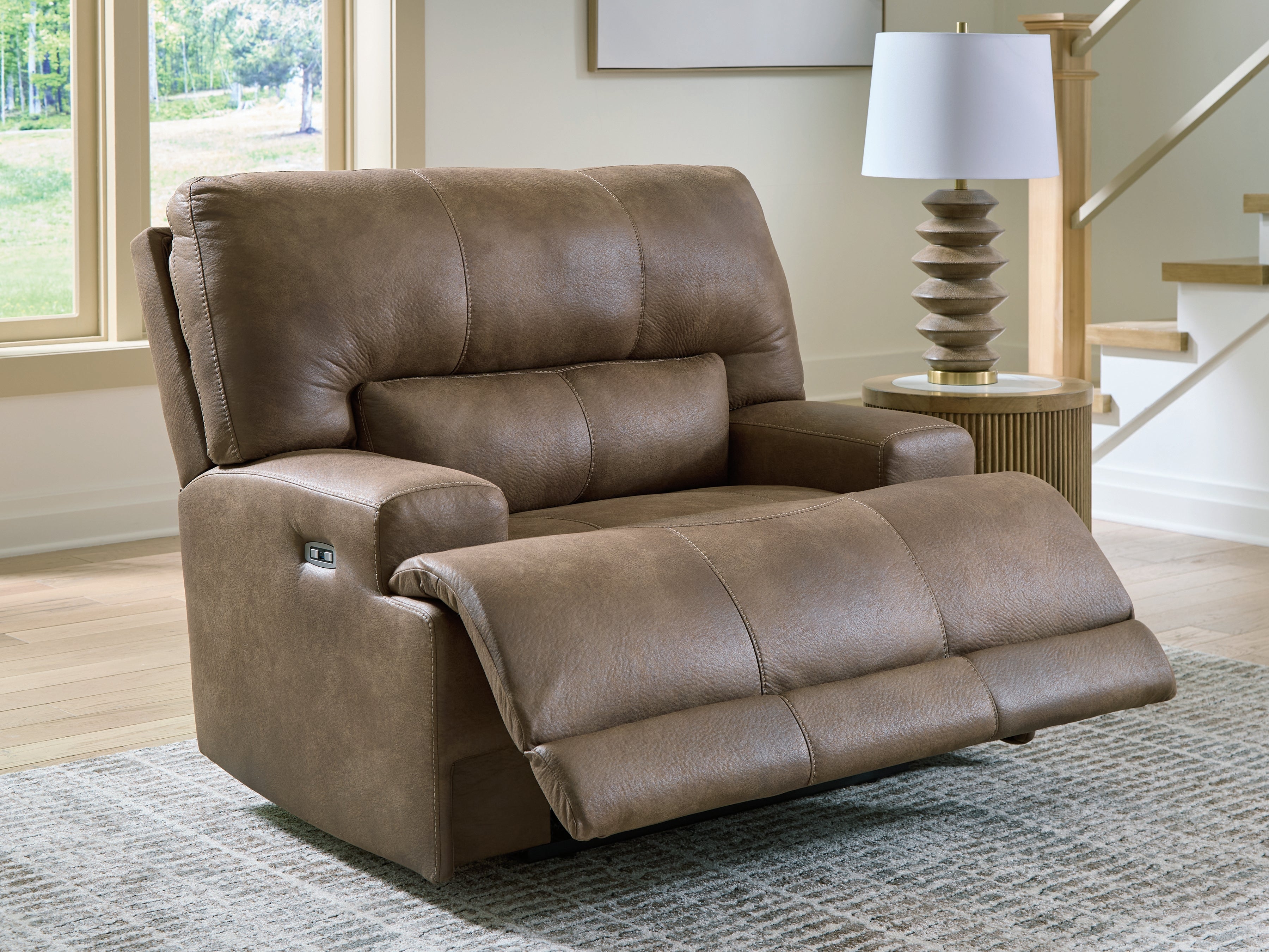 Beckley Place Earth PWR Recliner/ADJ Headrest