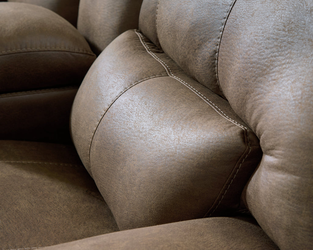 Beckley Place Earth PWR Recliner/ADJ Headrest