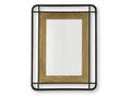 Beelman Black/Brown Accent Mirror