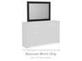 Belachime Black Bedroom Mirror