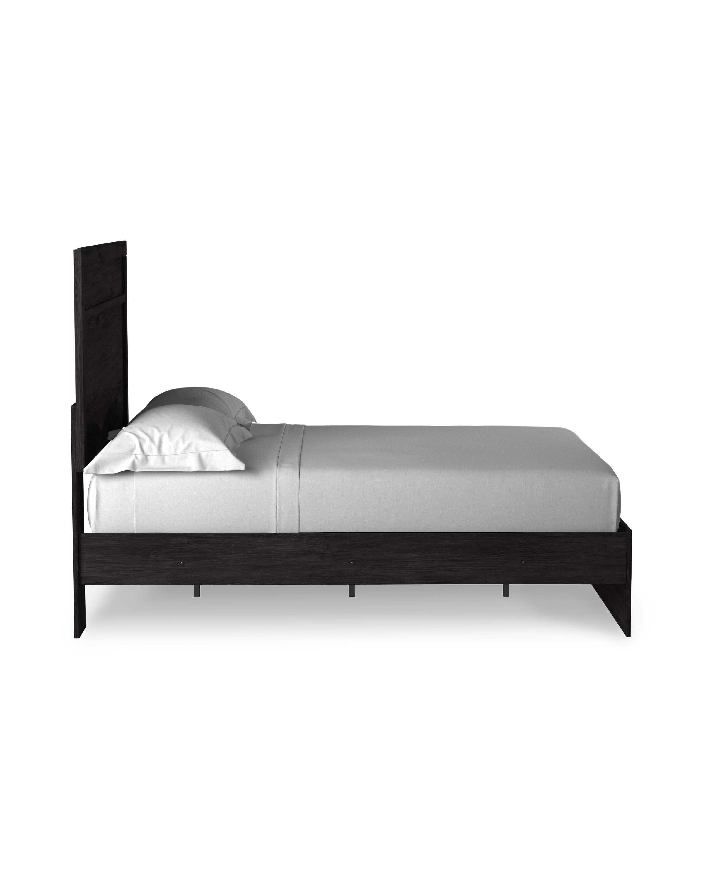Belachime Black Full Panel Bed