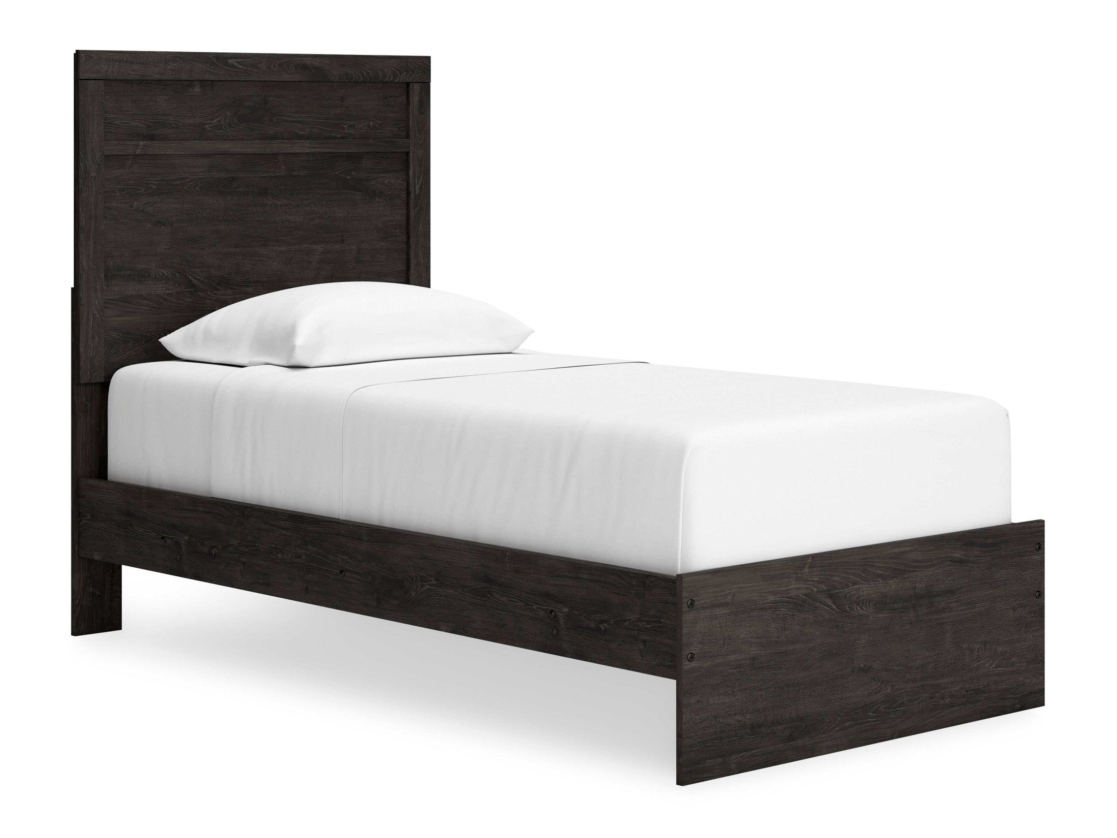 Belachime Black Twin Panel Youth Bed