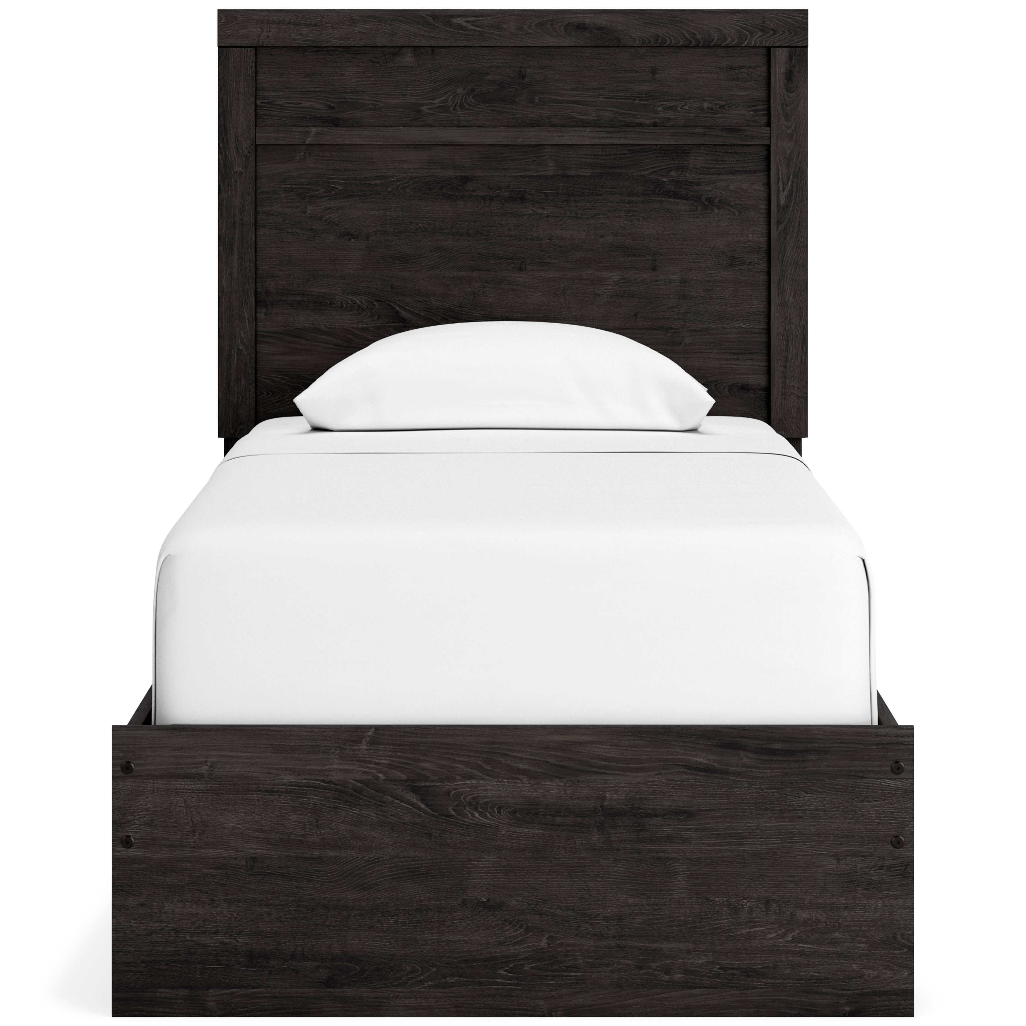 Belachime Black Twin Panel Youth Bed