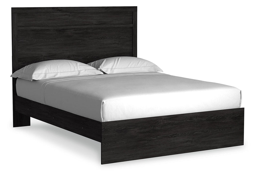 Belachime Queen Panel Bedroom Set, Charcoal