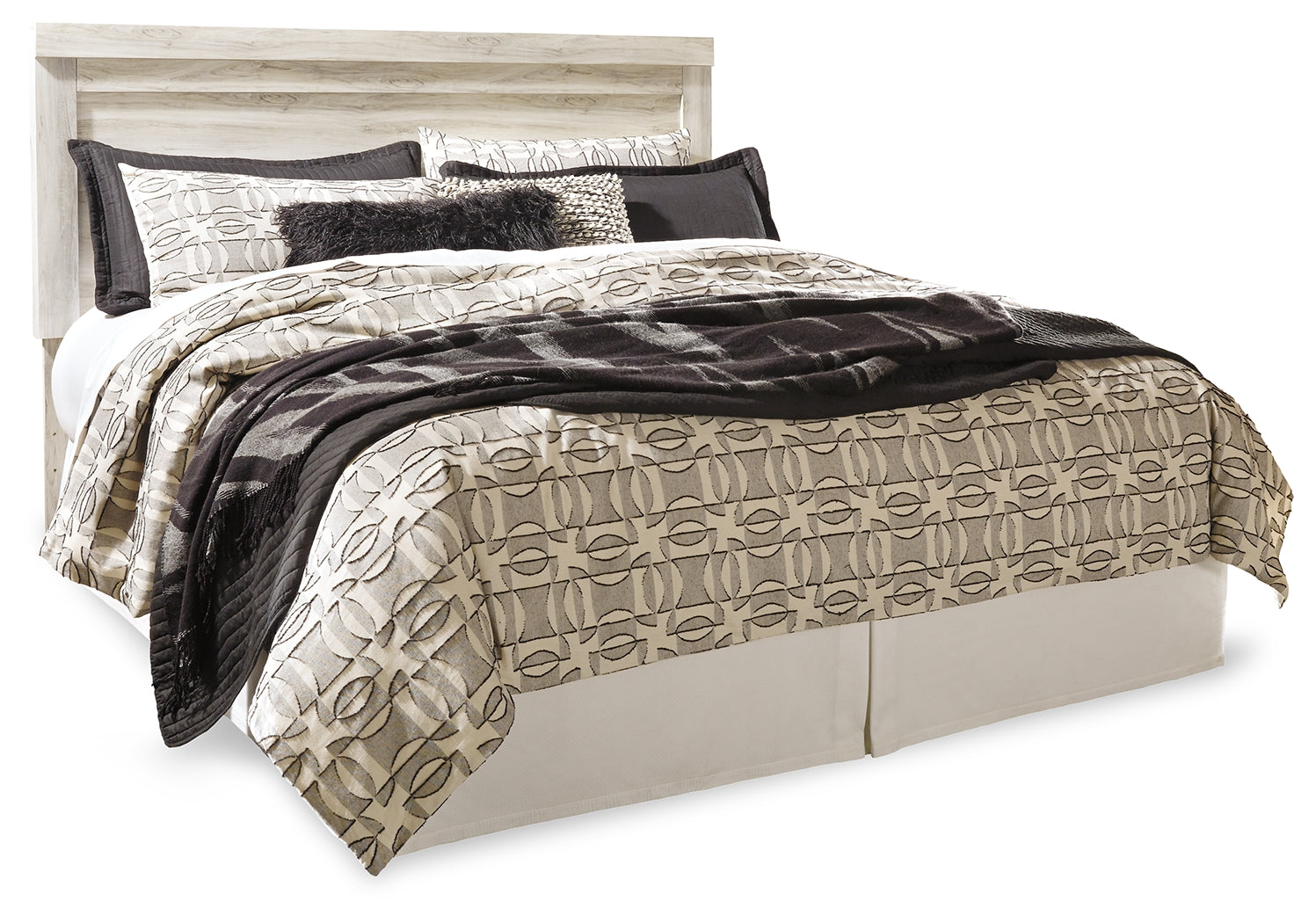 Bellaby Whitewash King Panel Storage Bedroom Set