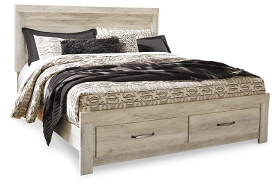 Bellaby Whitewash King Storage Bedroom Set