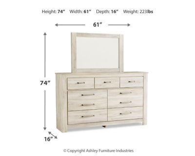 Bellaby Whitewash King Storage Bedroom Set