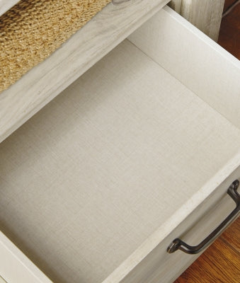 Bellaby Whitewash King Storage Bedroom Set