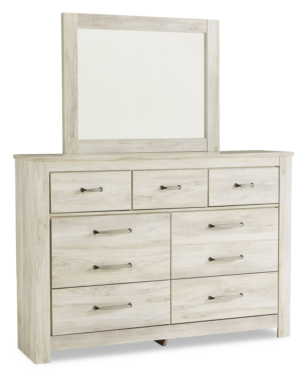 Bellaby Whitewash Queen Crossbuck Panel Bedroom Set