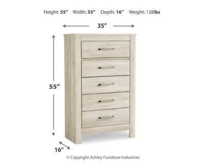 Bellaby Whitewash Queen Panel Bedroom Set