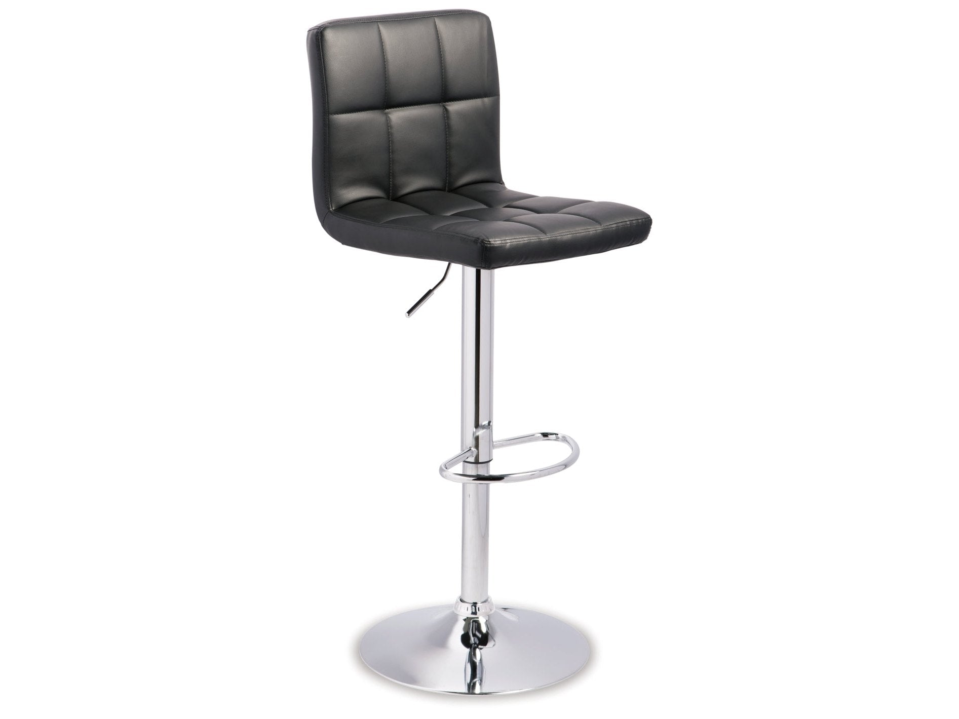 Bellatier Faux Leather Adjustable Height Bar Stools