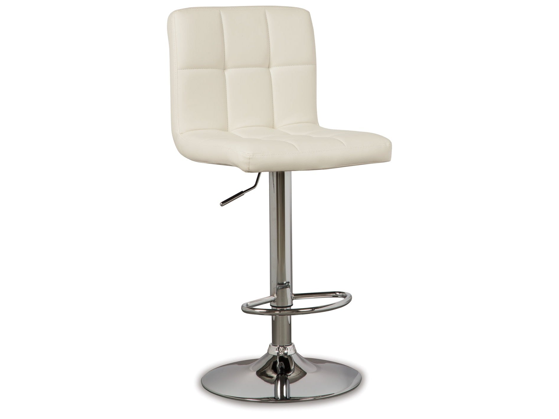Bellatier Faux Leather Adjustable Height Bar Stools