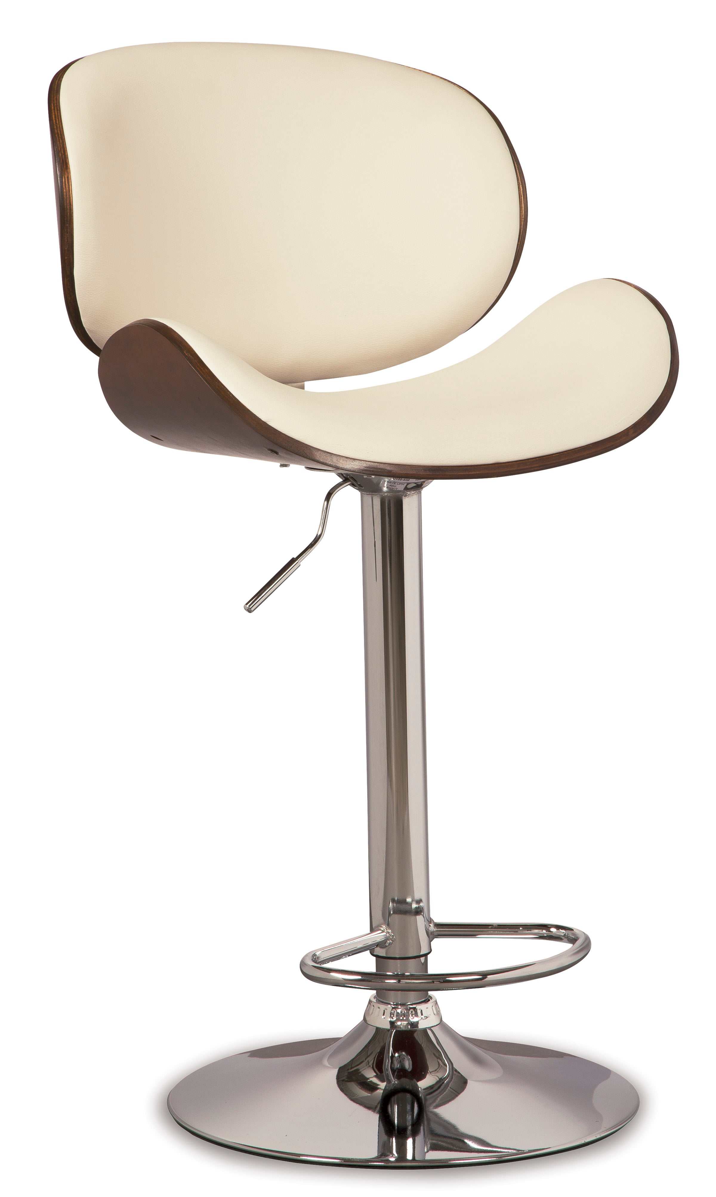 Bellatier Faux Leather Adjustable Height Bar Stools