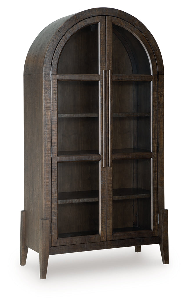 Benhall Dark Brown Accent Cabinet