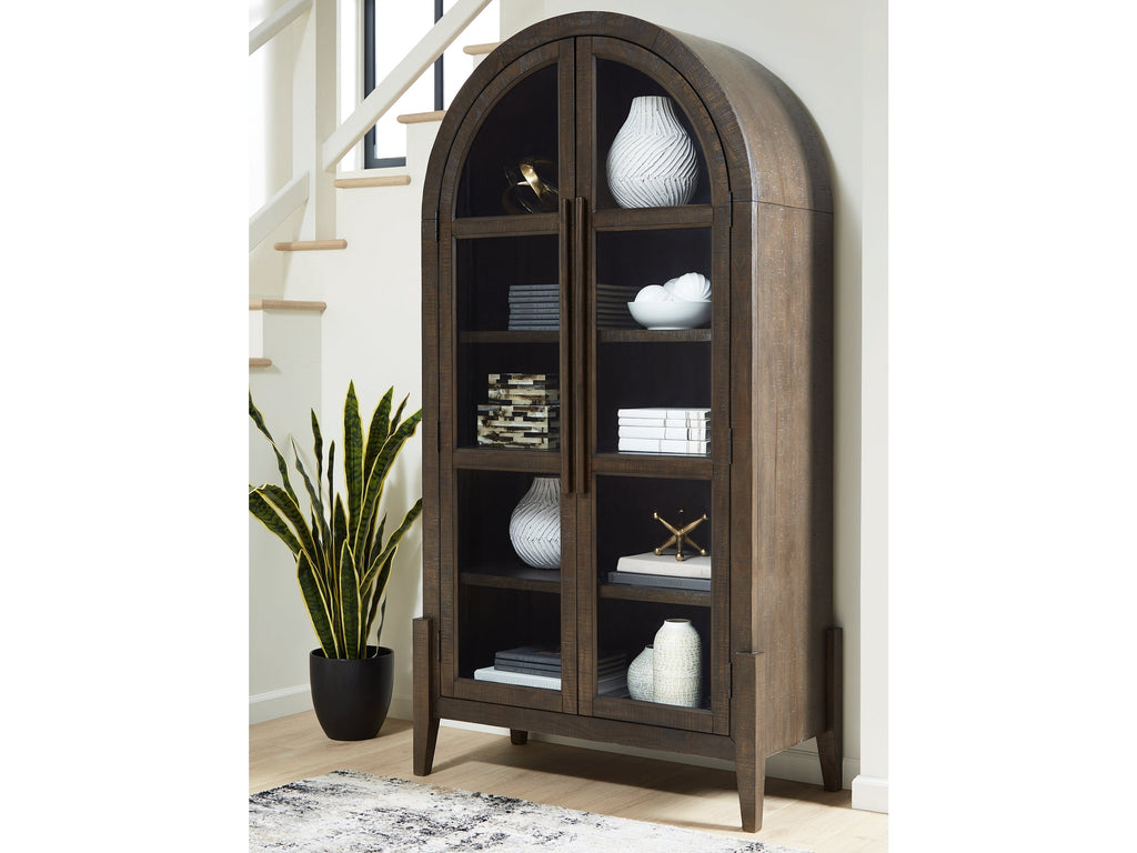 Benhall Dark Brown Accent Cabinet