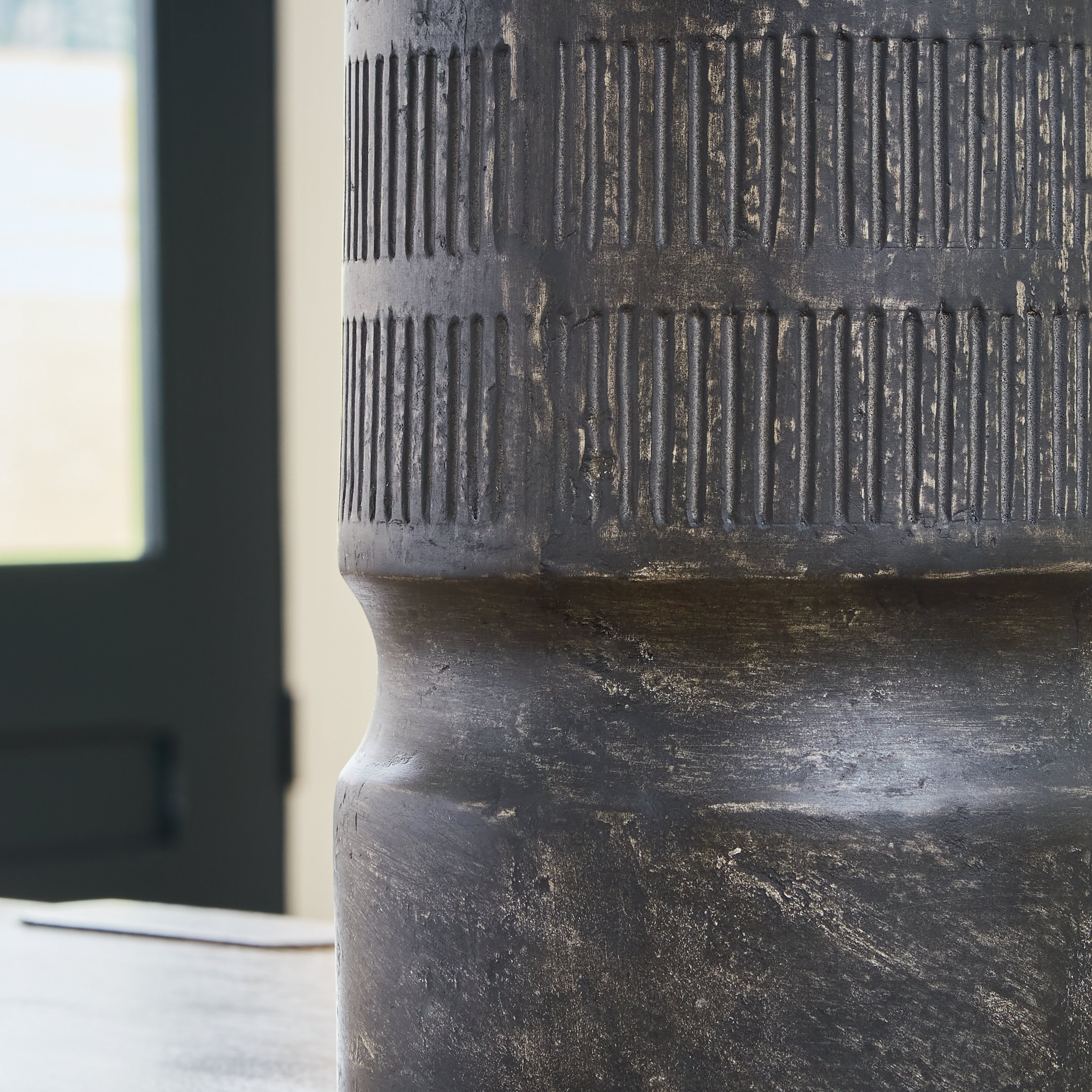 Beninworth Antique Black Vase