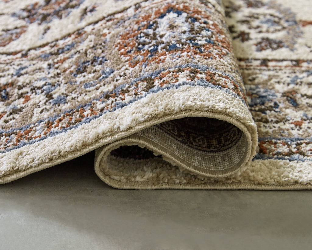 Beritham Blue/Brown/Beige Medium Rug