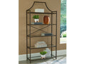 Bernonly Antique Bronze Finish 72" Bookcase