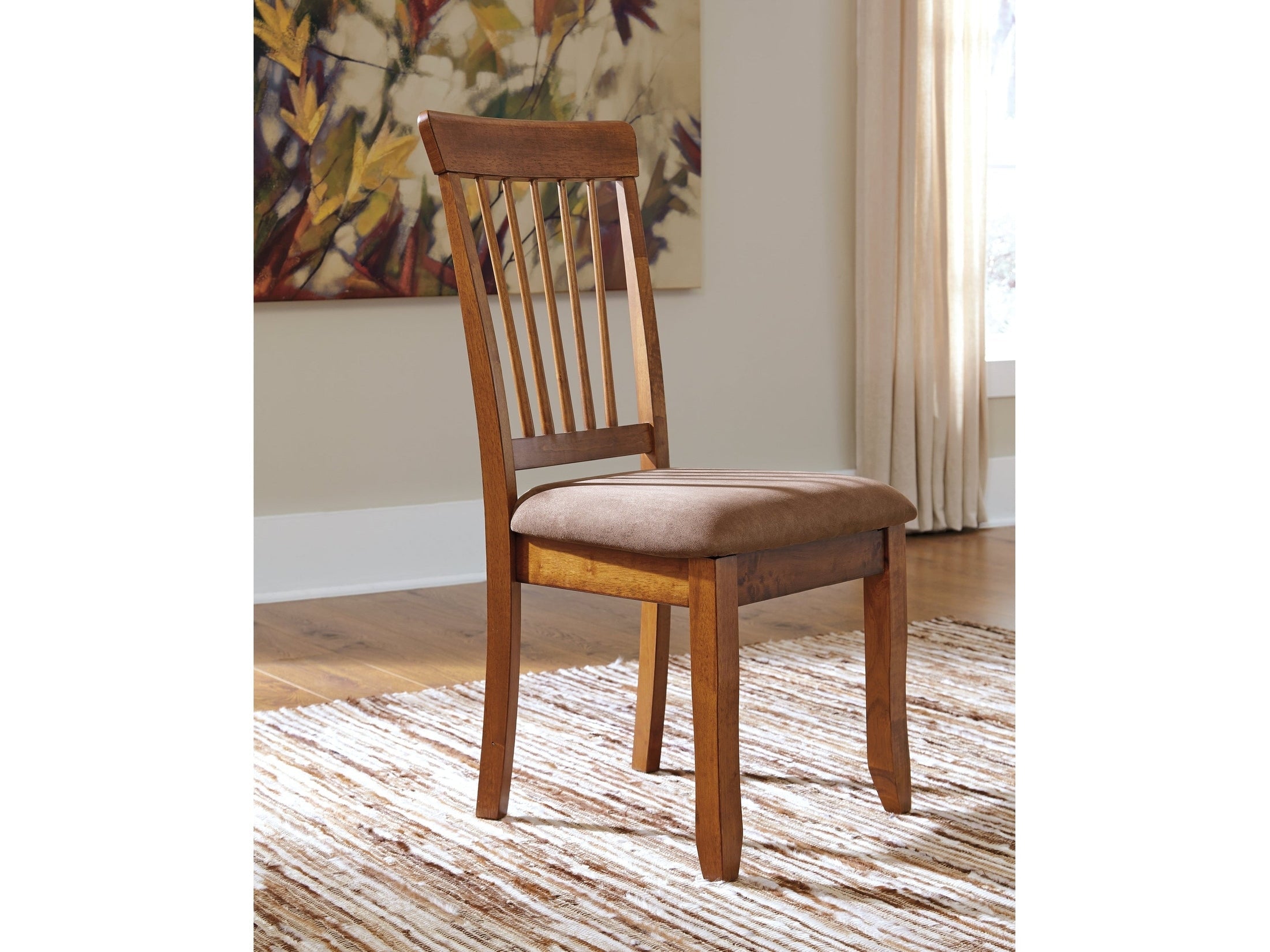 Berringer Rustic Brown Dining Table and 2 Chairs