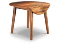 Berringer Rustic Brown Drop Leaf Dining Table
