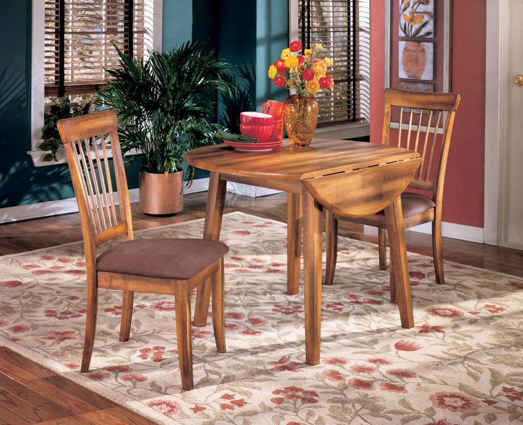 Berringer Rustic Brown Drop Leaf Dining Table