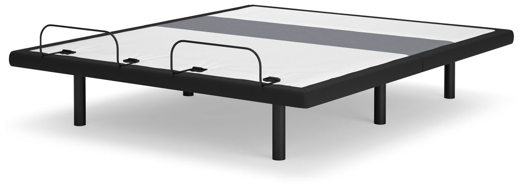 Best Base with Lumbar and Audio Charcoal Gray Cal King Adjustable Base