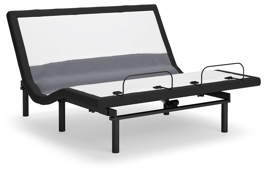 Best Base with Lumbar and Audio Charcoal Gray King Adjustable Base