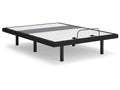 Best Base with Lumbar and Audio Charcoal Gray Queen Adjustable Base