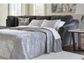 Biddeford Ebony 2-Piece Sleeper Sectional with Chaise