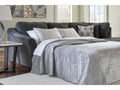 Biddeford Ebony 2pc Sleeper Sectional with Chaise