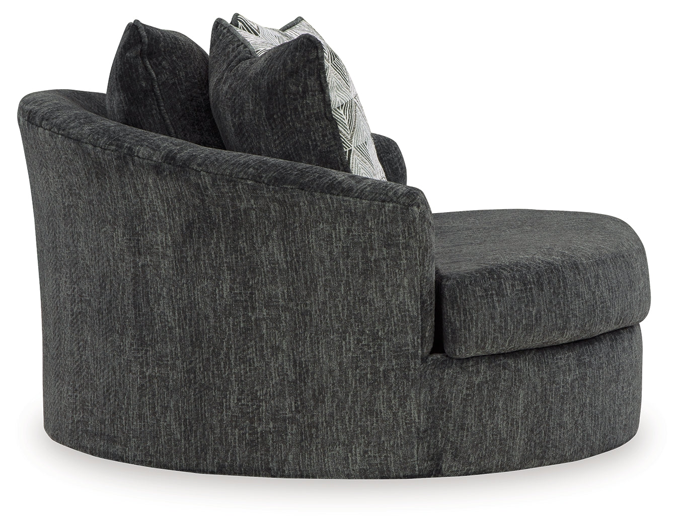 Biddeford Shadow 2-Piece Sectional & Oversized Swivel Accent Chair