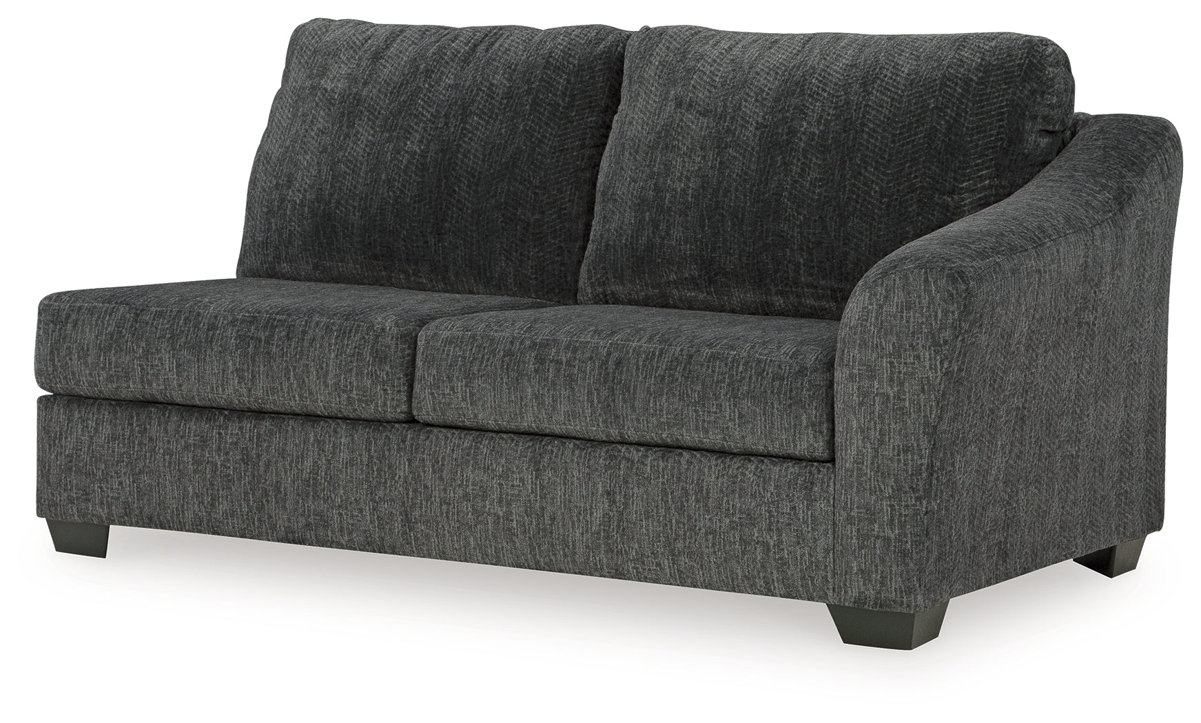 Biddeford Shadow 2-Piece Sectional & Oversized Swivel Accent Chair