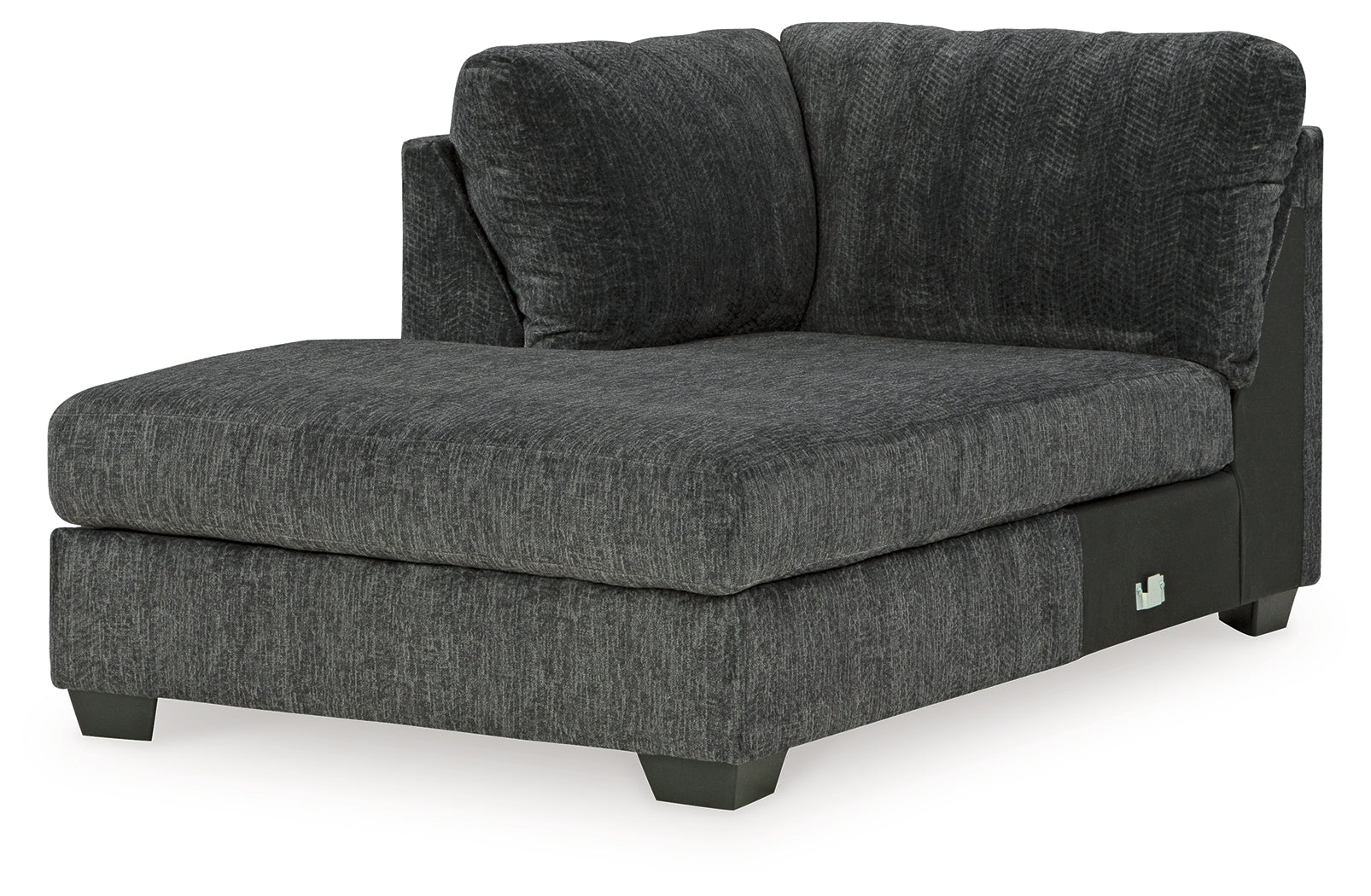 Biddeford Shadow 2-Piece Sectional & Oversized Swivel Accent Chair