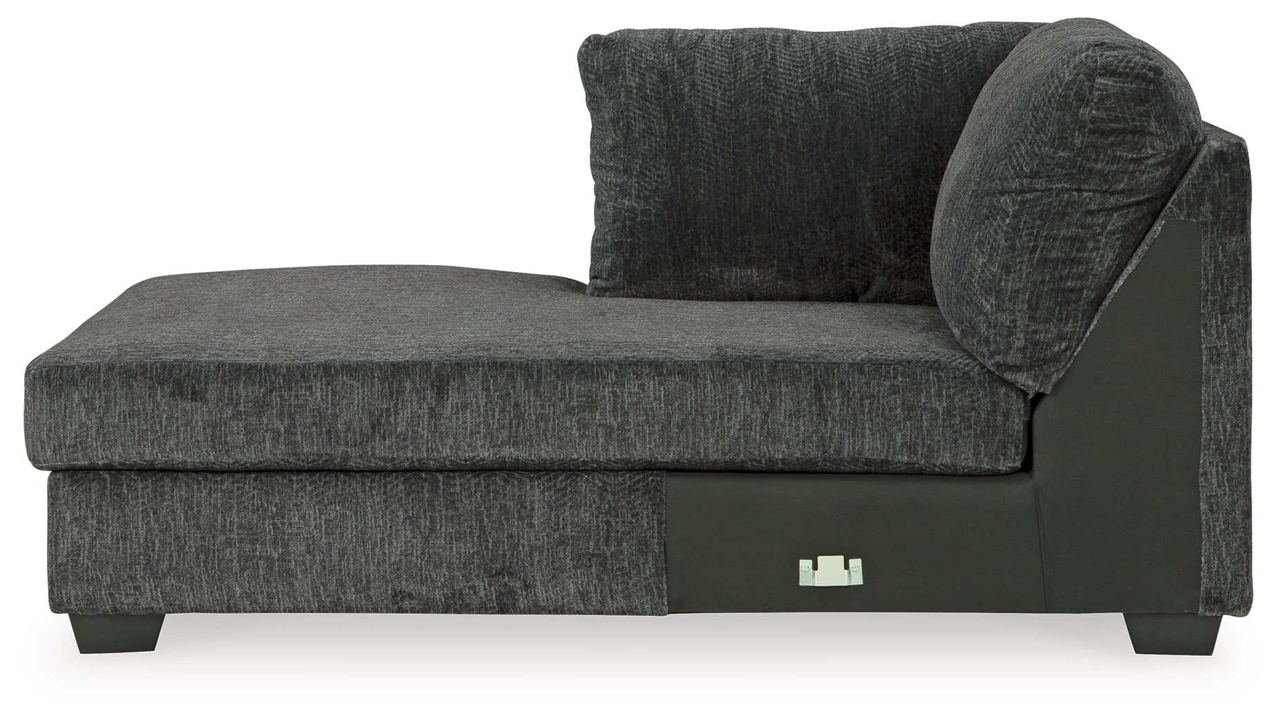 Biddeford Shadow 2-Piece Sectional & Oversized Swivel Accent Chair