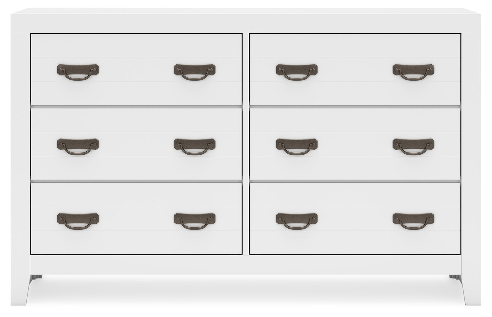 Binterglen White King Panel Bedroom Set with Dresser and Nightstand